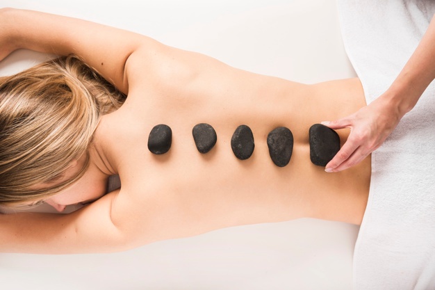 Hot Stone massage at Shine Health Black Rock